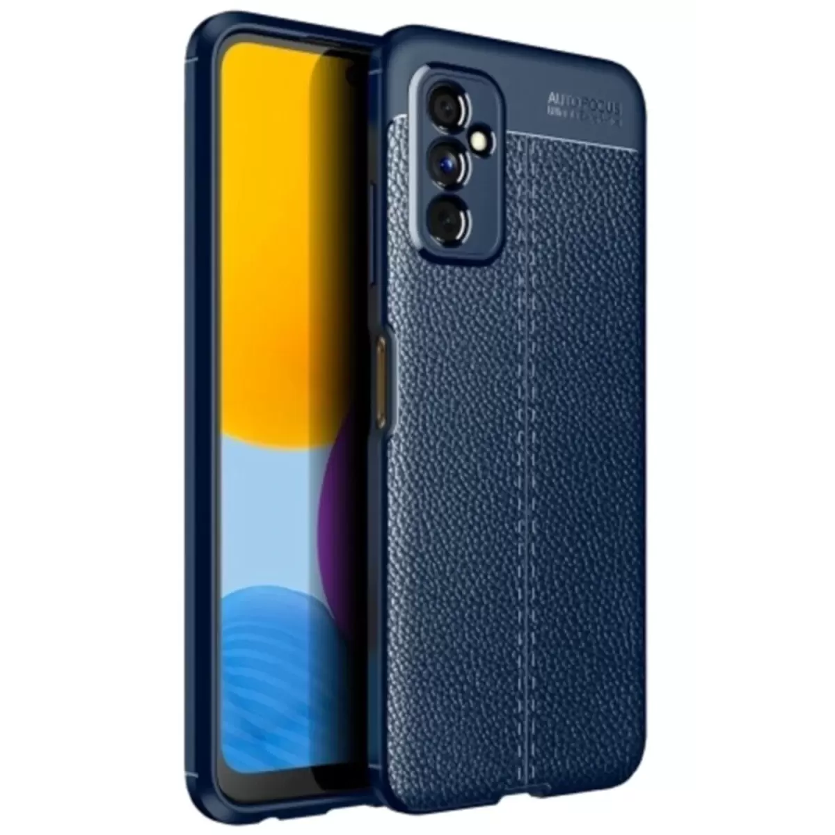 Newface Samsung Galaxy M52 5G Kılıf Auto Focus Kapak - Lacivert