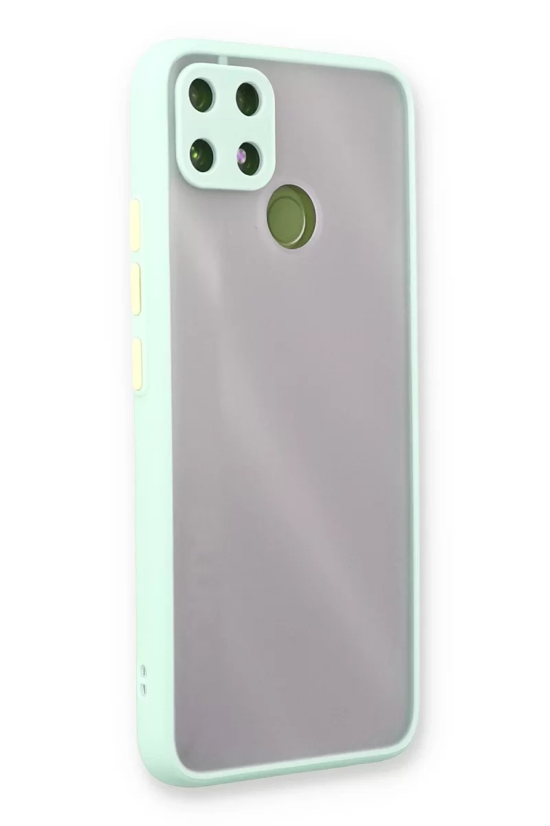 Newface Realme C25 Kılıf Montreal Silikon Kapak - Turkuaz