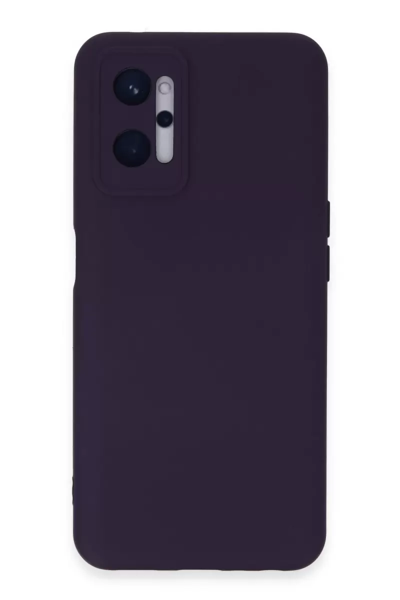 Newface Realme 9i 4G Kılıf Nano içi Kadife Silikon - Mor