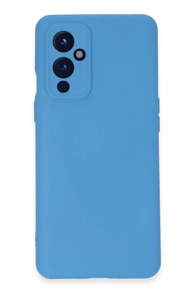 Newface One Plus 9 Kılıf Nano içi Kadife Silikon - Mavi