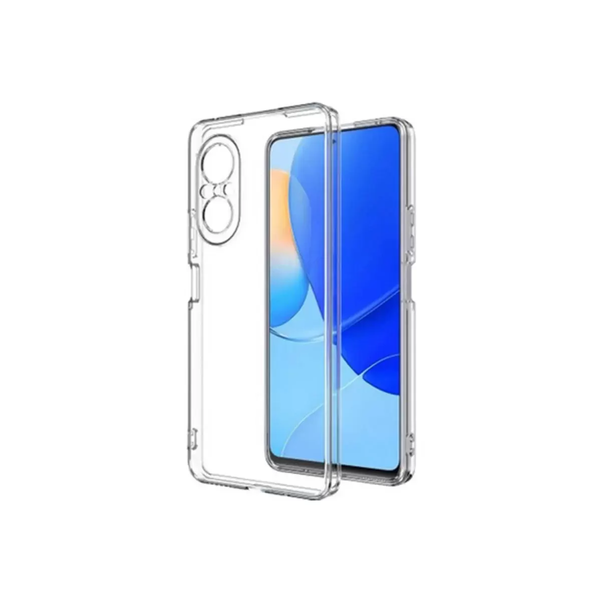 Newface Huawei Nova 9 SE Kılıf Lüx Şeffaf Silikon
