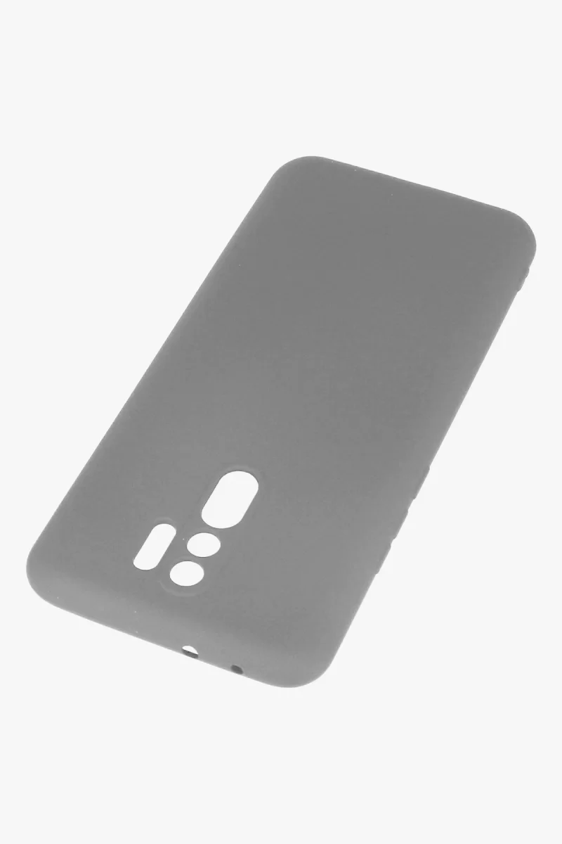 Newface Xiaomi Redmi 9 Kılıf Nano içi Kadife Silikon - Gri