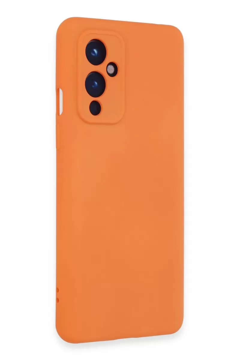 Newface One Plus 9 Kılıf Nano içi Kadife Silikon - Turuncu