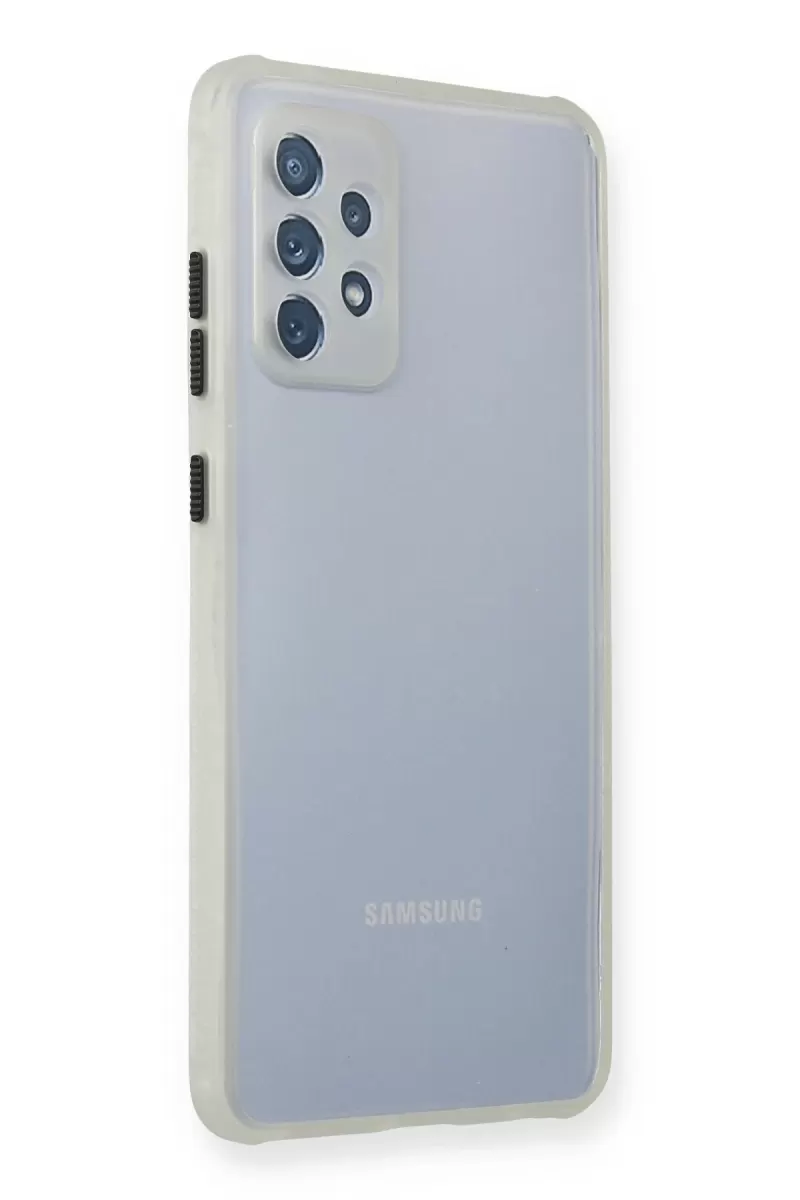 Newface Samsung Galaxy A72 Kılıf Miami Şeffaf Silikon - Şeffaf