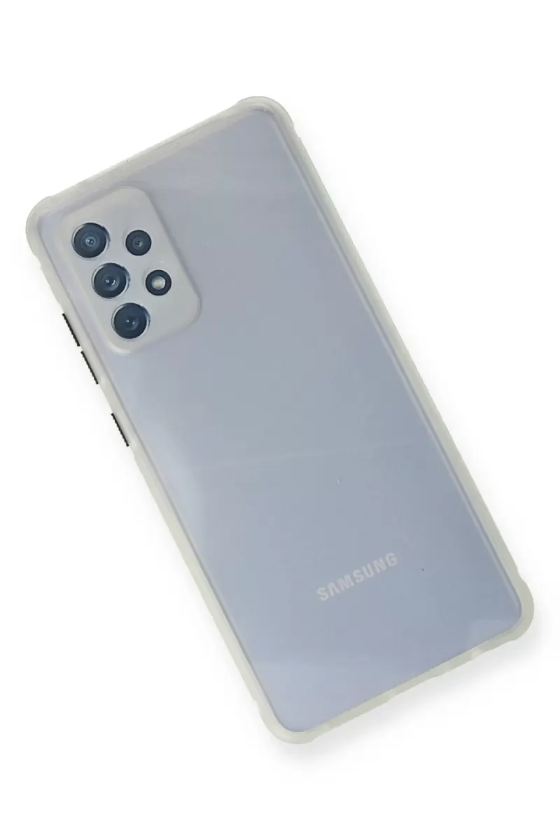Newface Samsung Galaxy A72 Kılıf Miami Şeffaf Silikon - Şeffaf