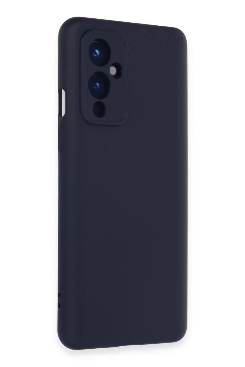 Newface One Plus 9 Kılıf Nano içi Kadife Silikon - Lacivert