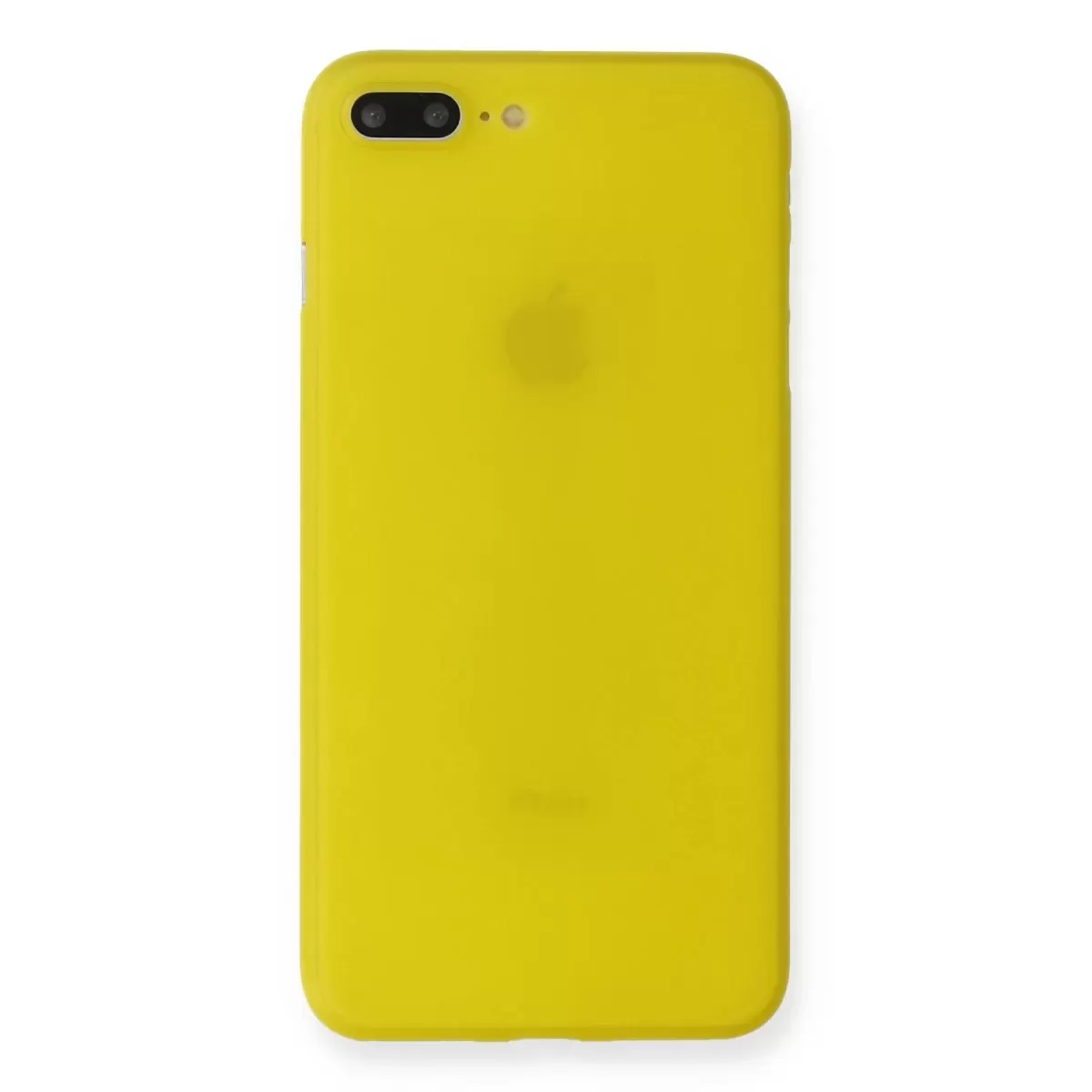 Newface Apple iPhone 7 Plus Kılıf PP Ultra İnce Kapak - Sarı