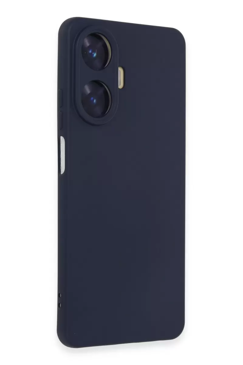 Newface Realme C55 Kılıf Nano içi Kadife Silikon - Mor