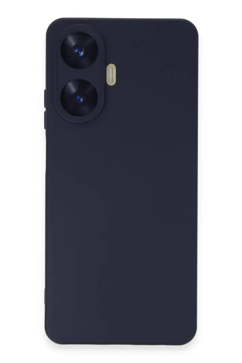Newface Realme C55 Kılıf Nano içi Kadife Silikon - Mor