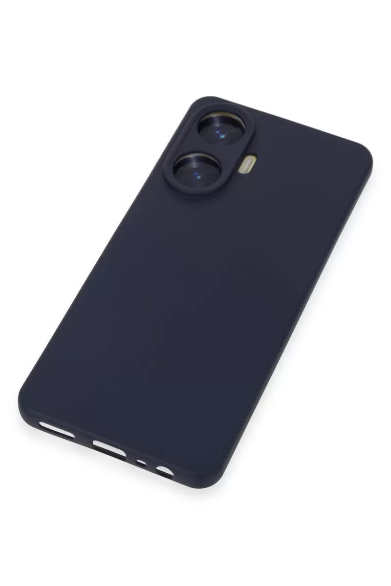 Newface Realme C55 Kılıf Nano içi Kadife Silikon - Mor