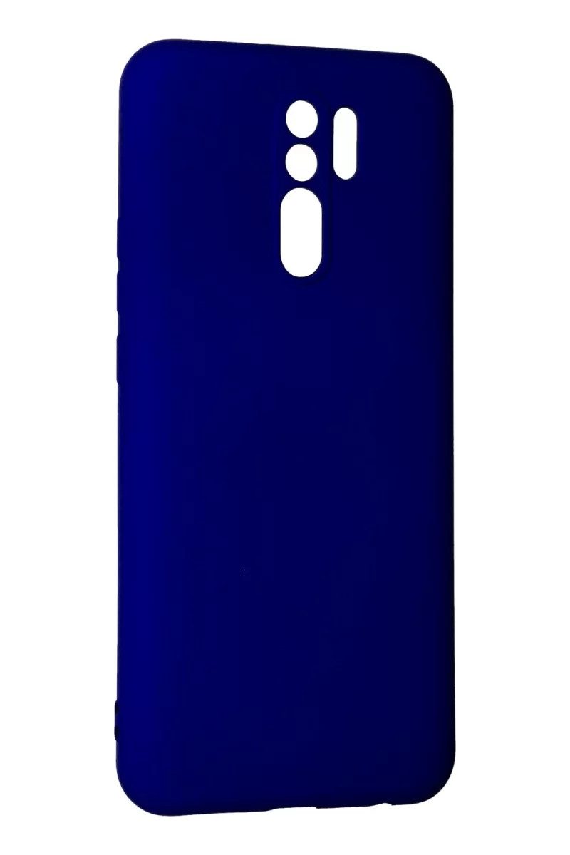 Newface Xiaomi Redmi 9 Kılıf Nano içi Kadife Silikon - Lacivert
