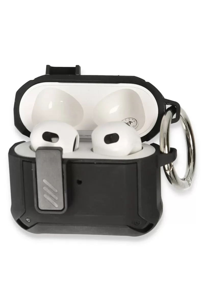 Newface Apple Airpods 3 (3.nesil) Truva Kılıf - Siyah