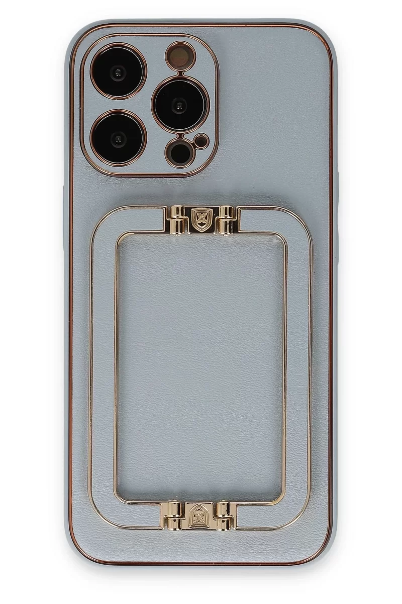 Newface Apple iPhone 13 Pro Max Kılıf Coco Elit Kapak - Turkuaz