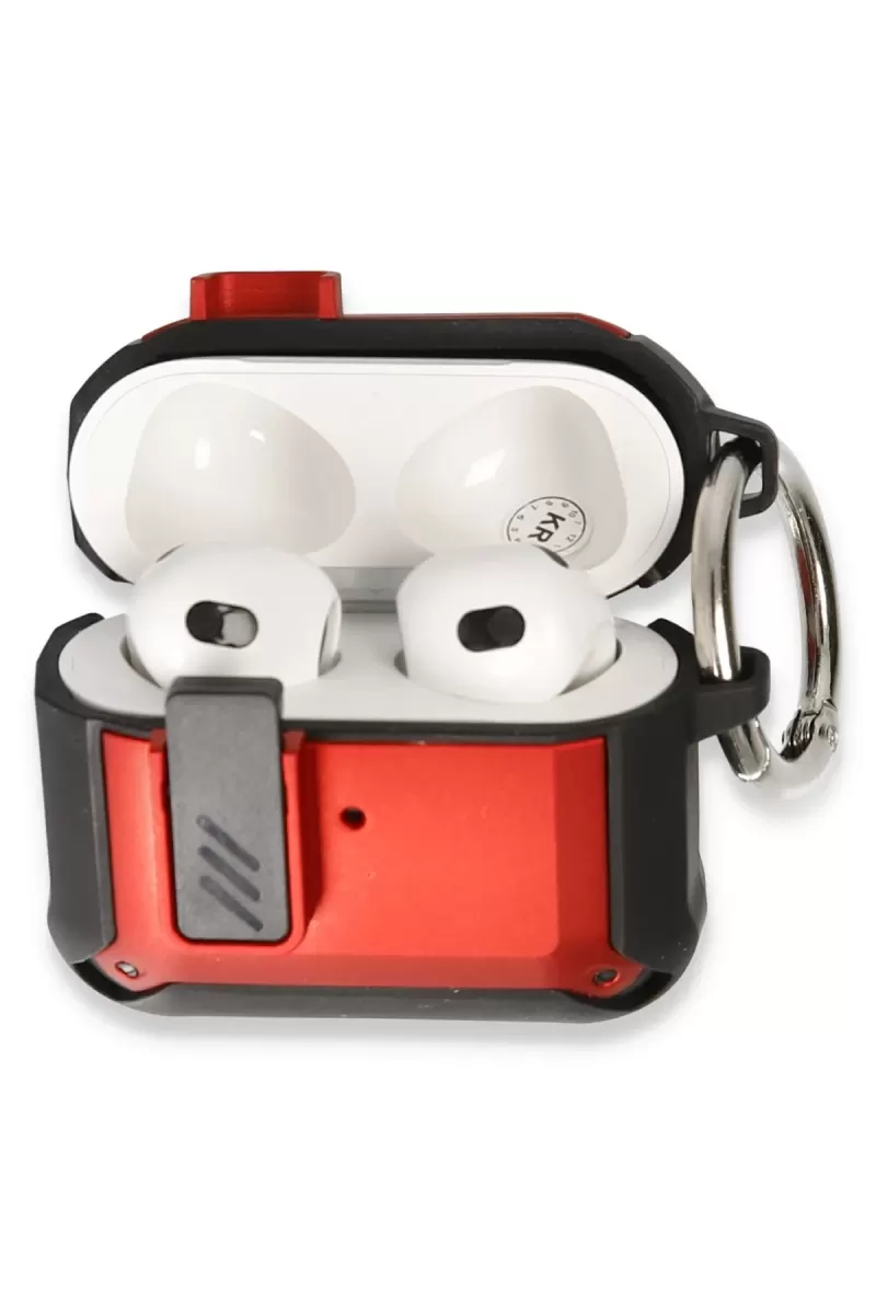 Newface Apple Airpods 3 (3.nesil) Truva Kılıf - Kırmızı