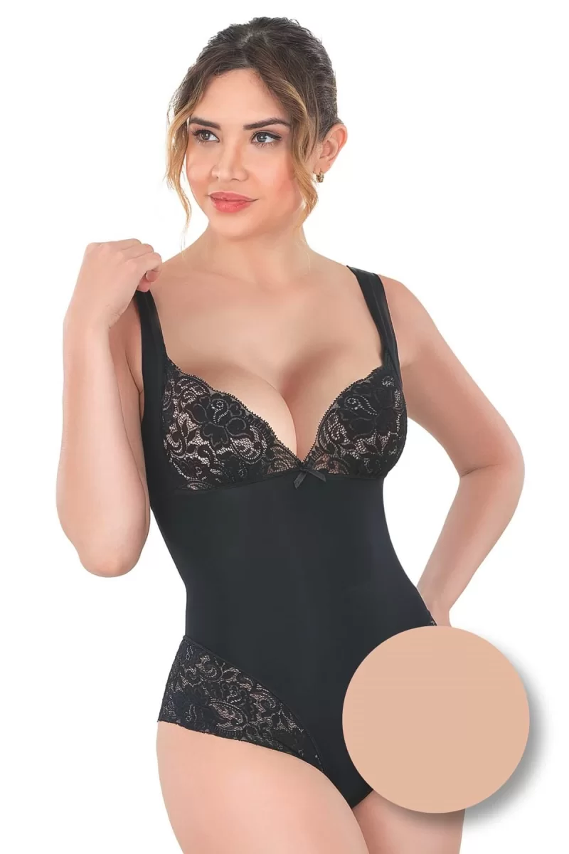Ten Dantelli Agraflı Body Korse