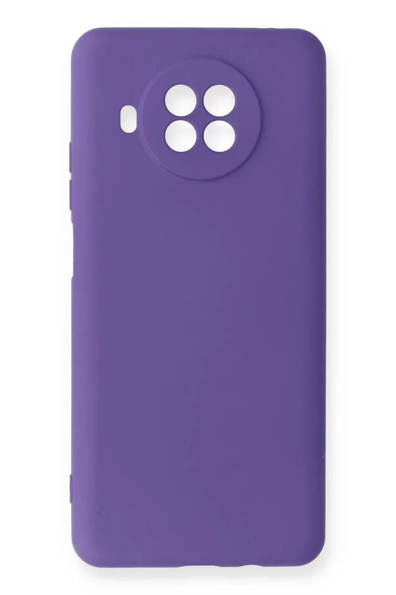 Newface Xiaomi Mi 10T Lite Kılıf Nano içi Kadife Silikon - Mor