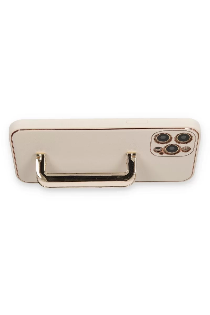 Newface Apple iPhone 12 Pro Kılıf Coco Elit Kapak - Gold
