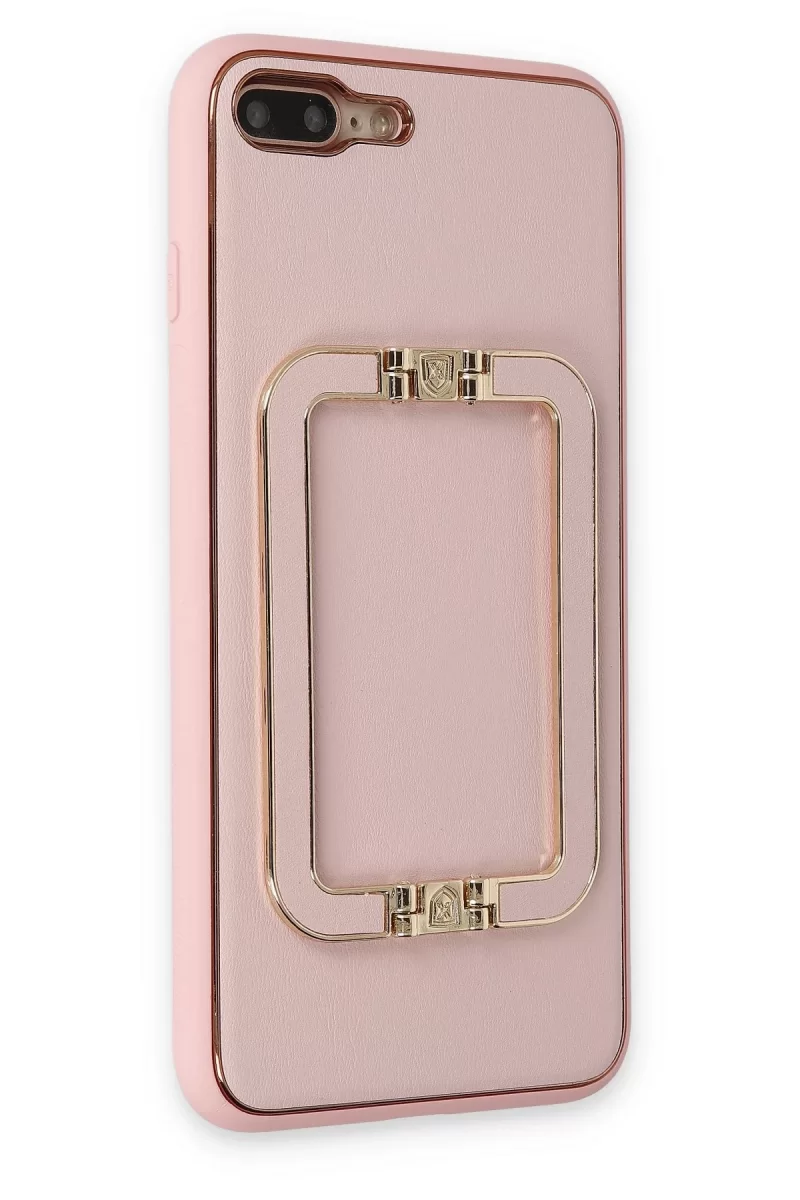Newface Apple iPhone 7 Plus Kılıf Coco Elit Kapak - Pembe
