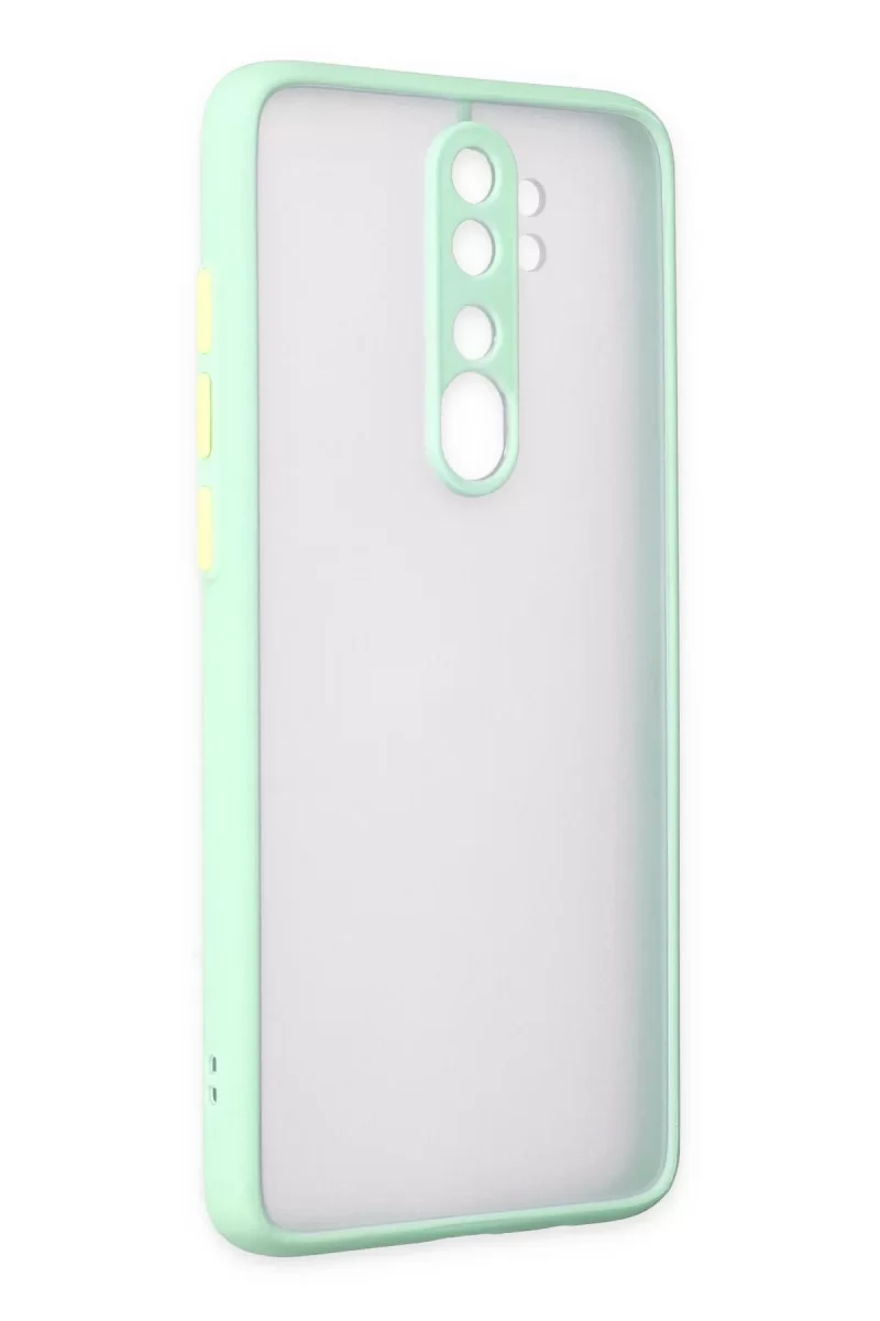 Newface Xiaomi Redmi Note 8 Pro Kılıf Montreal Silikon Kapak - Turkuaz