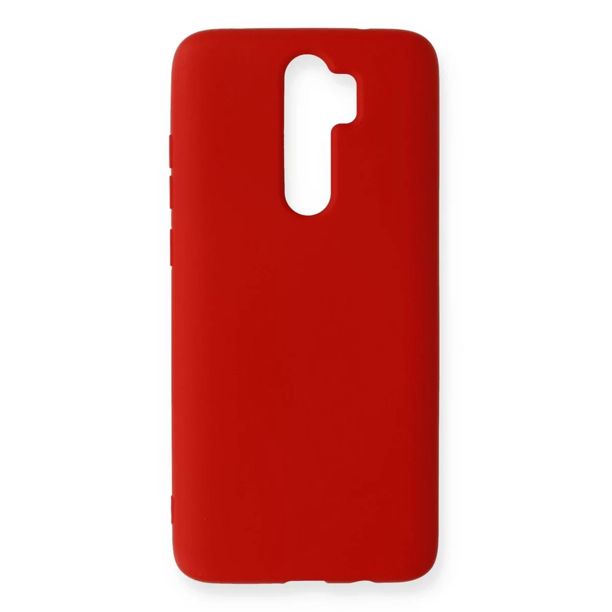 Newface Xiaomi Redmi Note 8 Pro Kılıf Nano içi Kadife Silikon - Kırmızı