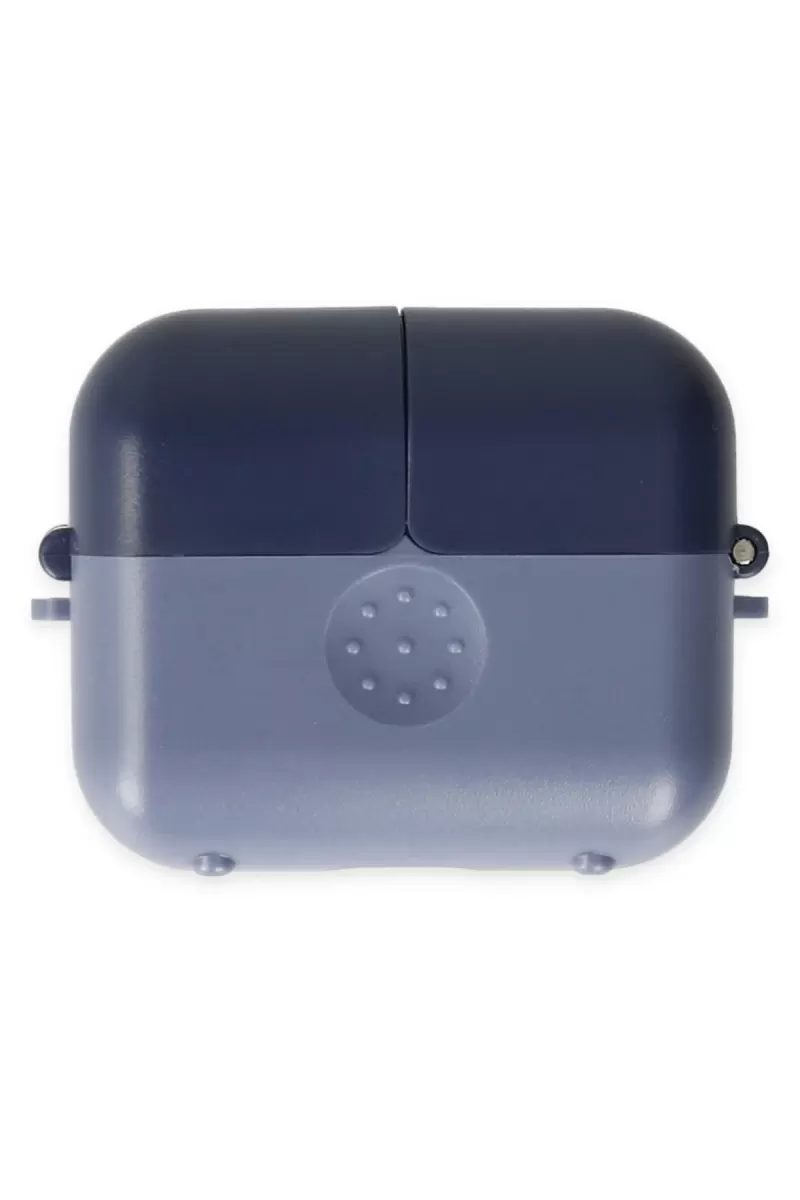 Newface Apple Airpods 3 (3.nesil) Basmalı Kılıf - Mavi-Lacivert