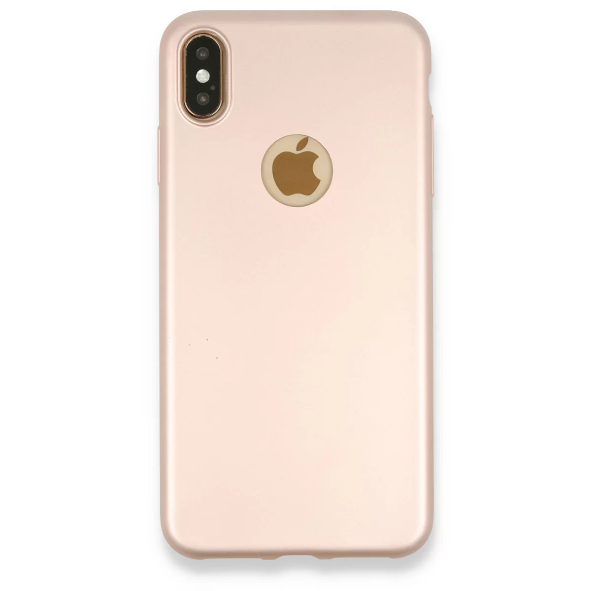 Newface Apple iPhone XS Max Kılıf First Silikon - Rose Gold