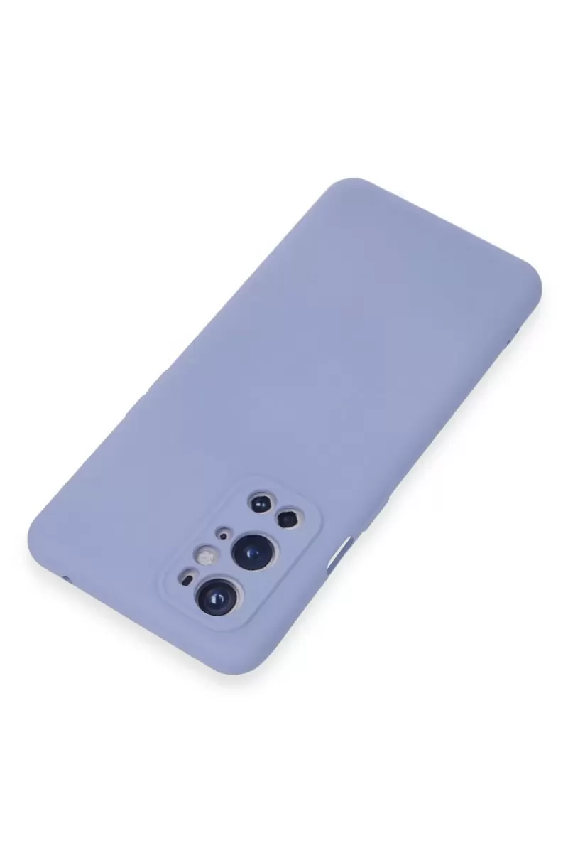 Newface One Plus 9 Pro Kılıf Nano içi Kadife Silikon - Mavi