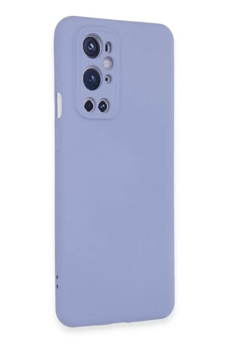 Newface One Plus 9 Pro Kılıf Nano içi Kadife Silikon - Lila