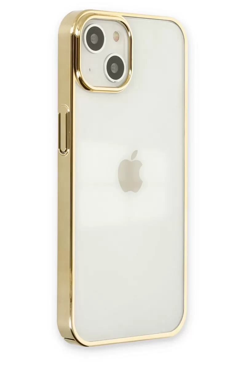 Newface Apple iPhone 14 Plus Kılıf Element Silikon - Gold
