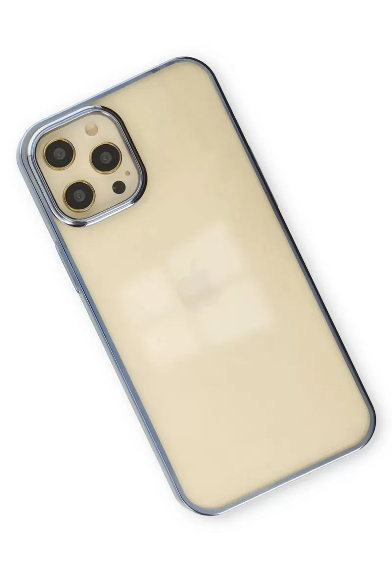Newface Apple iPhone 12 Pro Max Kılıf Element Silikon - Mavi