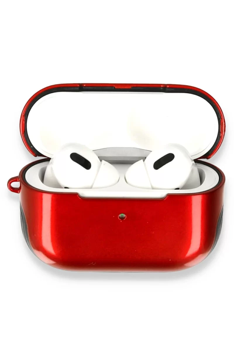 Newface Apple Airpods Pro (1.nesil) 3in1 Kılıf - Kırmızı