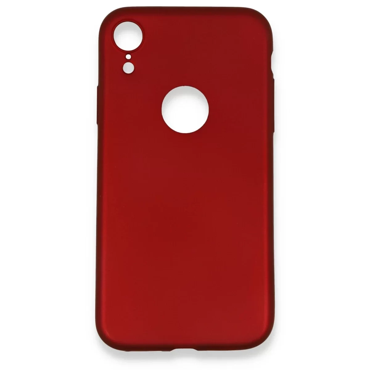 Newface Apple iPhone XR Kılıf First Silikon - Bordo