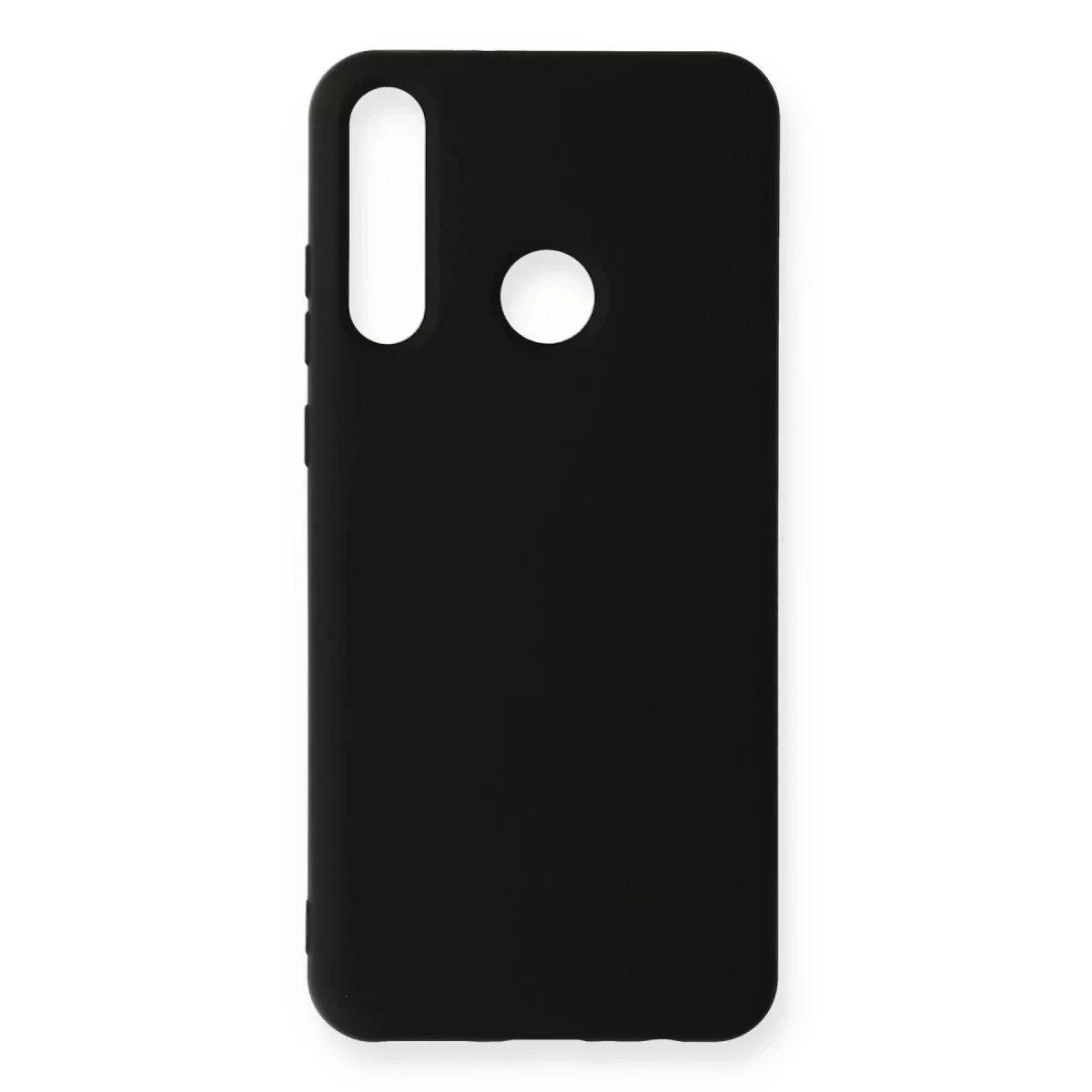 Newface Huawei Y6P Kılıf Nano içi Kadife Silikon - Siyah