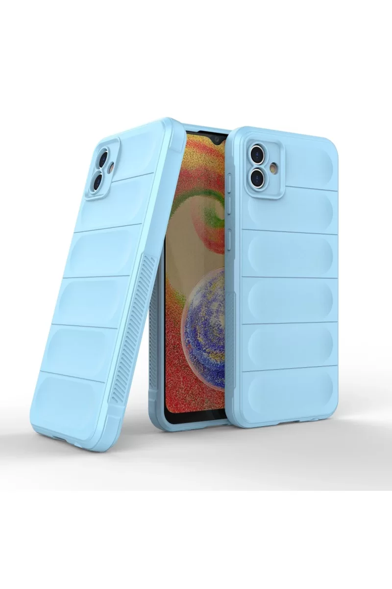 Newface Samsung Galaxy A04E Kılıf Optimum Silikon - Sky Blue