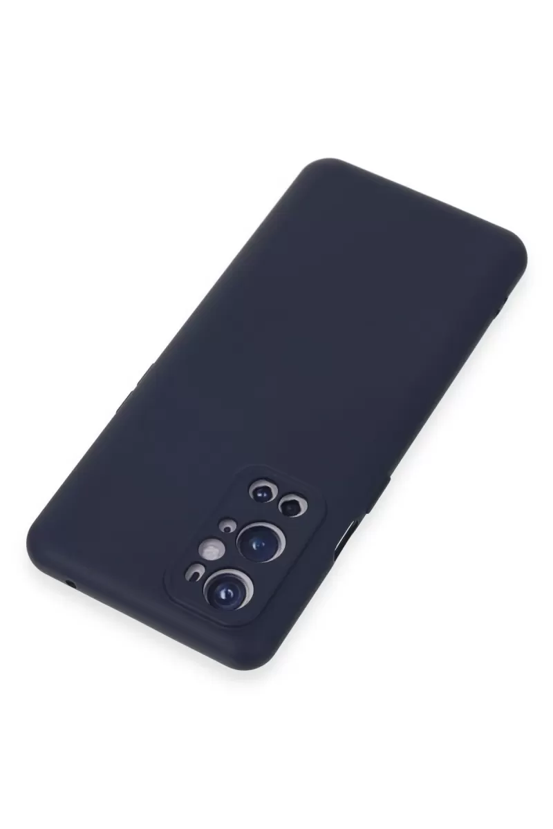 Newface One Plus 9 Pro Kılıf Nano içi Kadife Silikon - Lacivert
