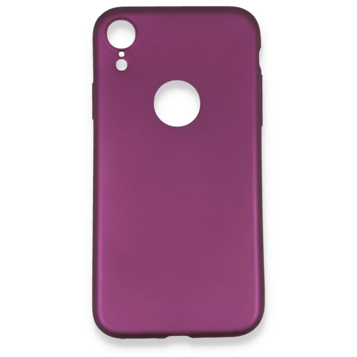 Newface Apple iPhone XR Kılıf First Silikon - Mürdüm