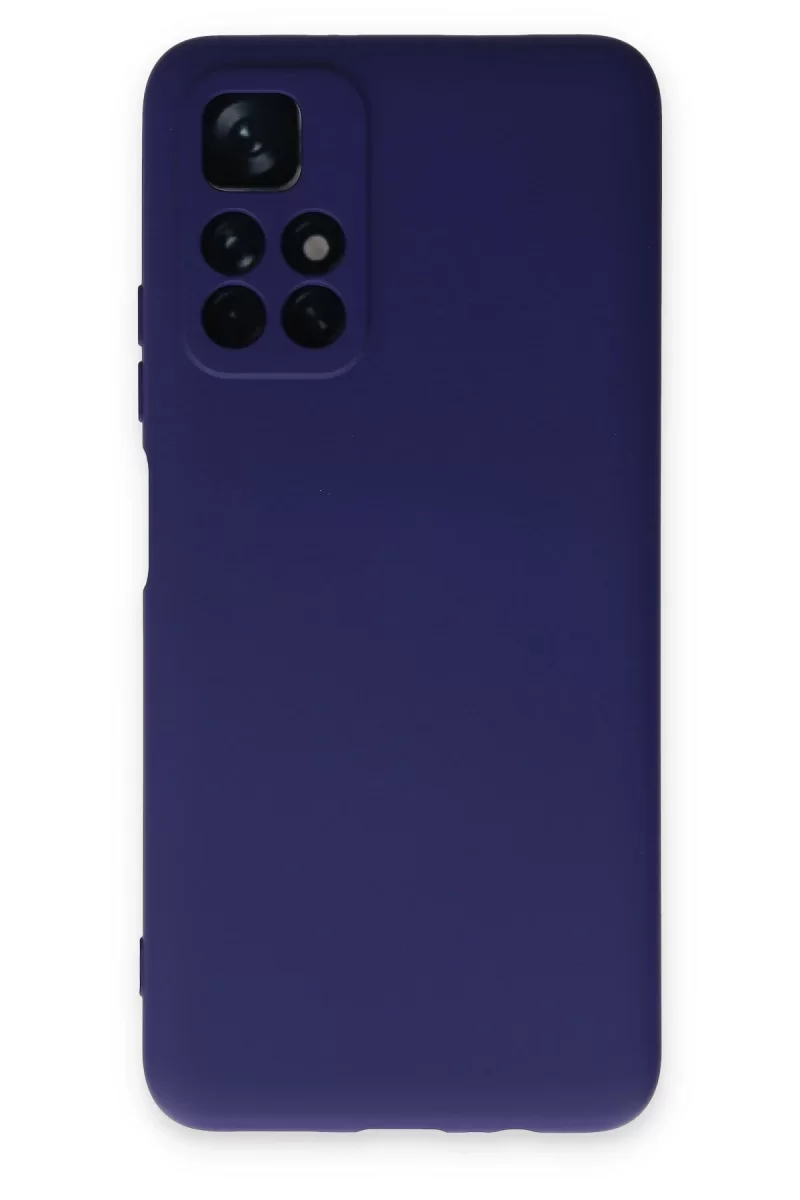 Newface Xiaomi Redmi Note 11T Kılıf Nano içi Kadife Silikon - Mor