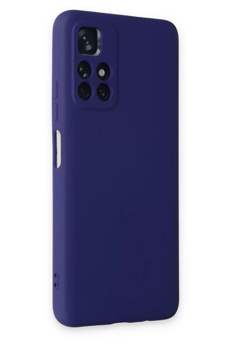 Newface Xiaomi Redmi Note 11T Kılıf Nano içi Kadife Silikon - Mor