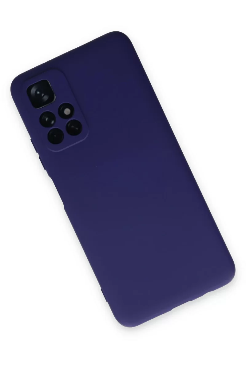 Newface Xiaomi Redmi Note 11T Kılıf Nano içi Kadife Silikon - Mor