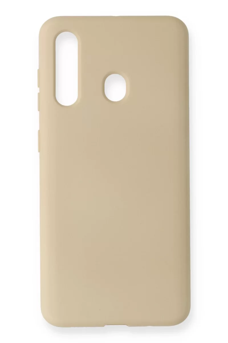 Newface Samsung Galaxy M40 Kılıf Nano içi Kadife Silikon - Kemik