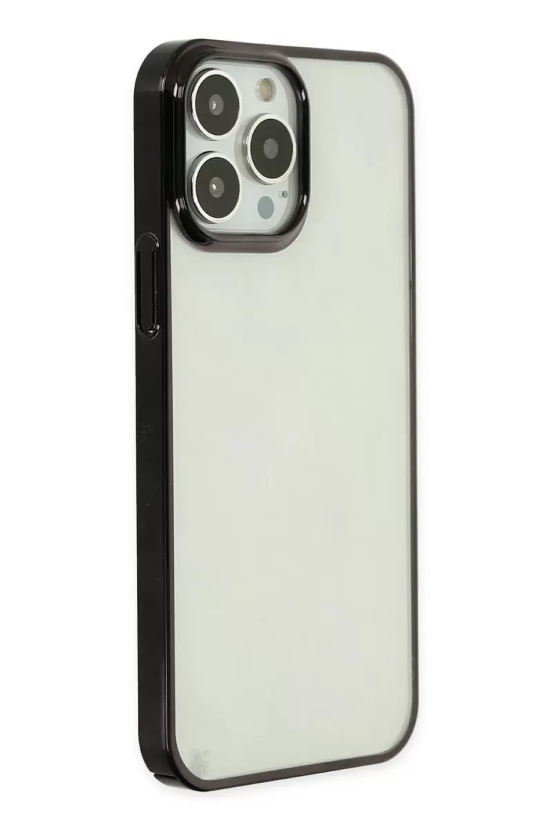 Newface Apple iPhone 14 Pro Kılıf Element Silikon - Siyah