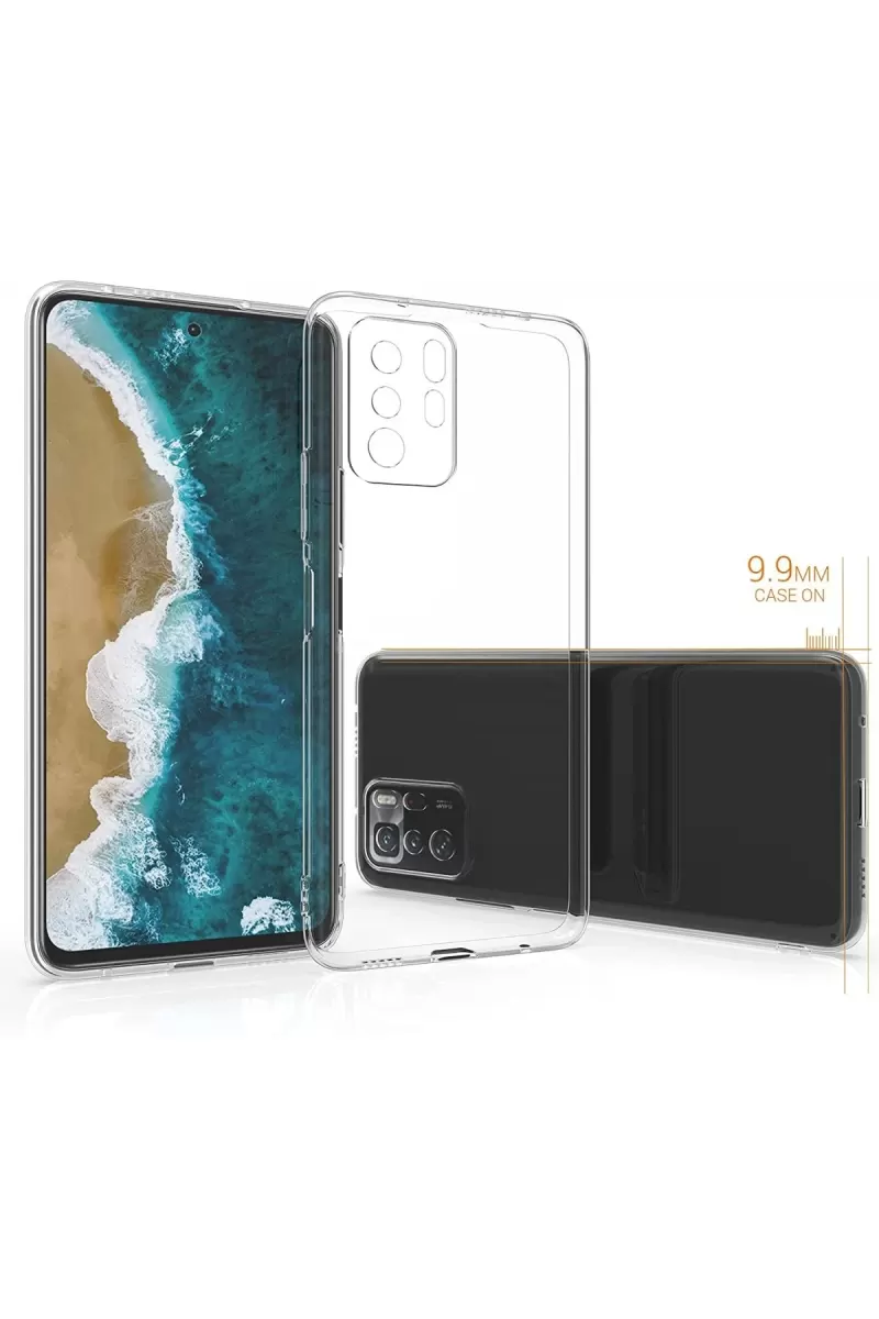 Newface Xiaomi Poco X3 GT Kılıf Lüx Şeffaf Silikon