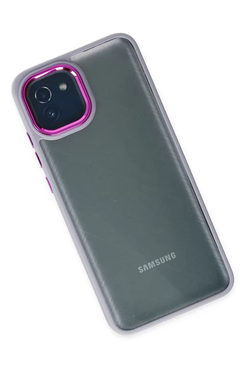 Newface Samsung Galaxy A03 Kılıf Dora Kapak - Lila