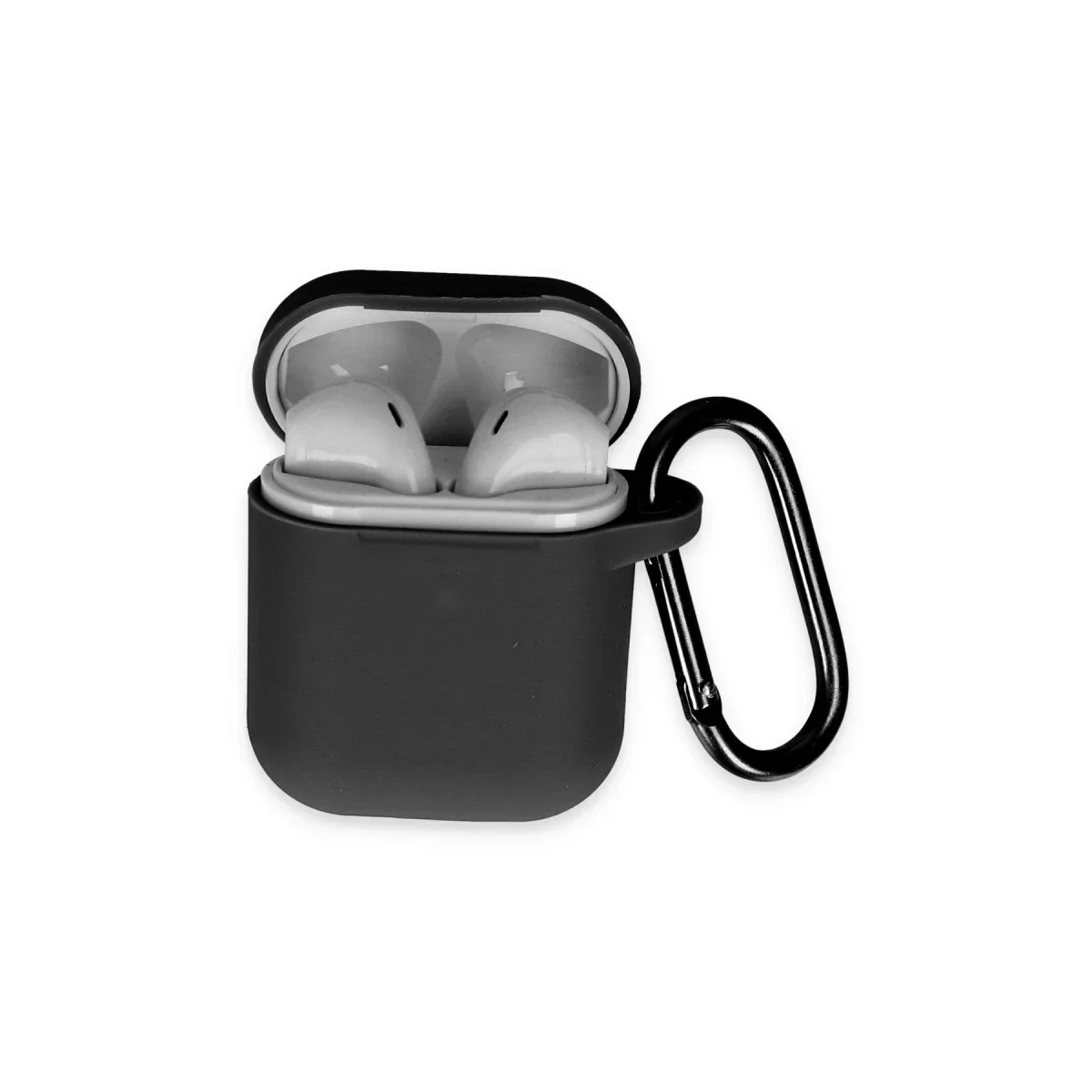 Newface Apple Airpods 2 (2.nesil) Hang Kılıf - Siyah