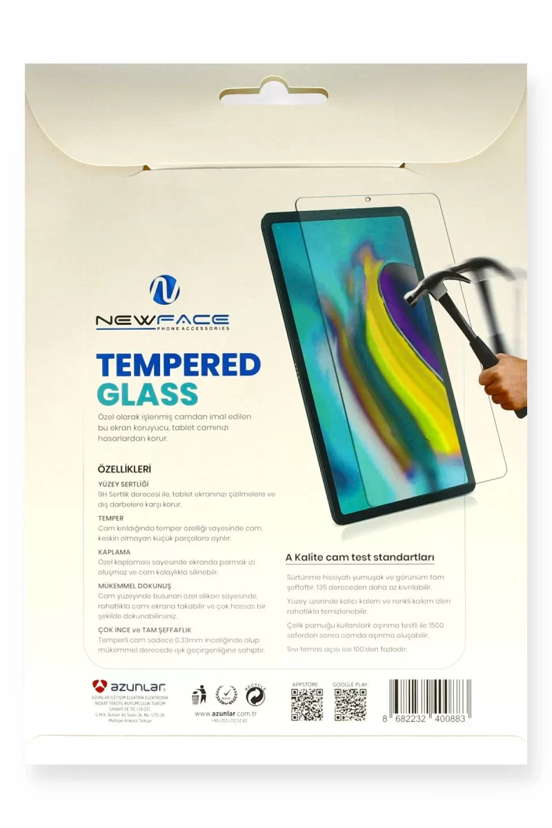 Newface Universal 7 Tablet Cam Ekran Koruyucu