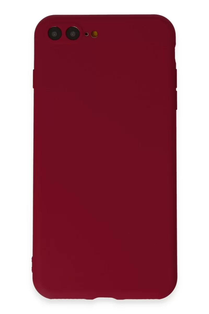 Newface Apple iPhone 7 Plus Kılıf First Silikon - Bordo