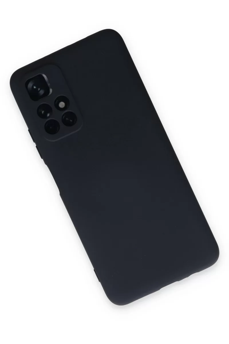 Newface Xiaomi Redmi Note 11T Kılıf Nano içi Kadife Silikon - Lacivert