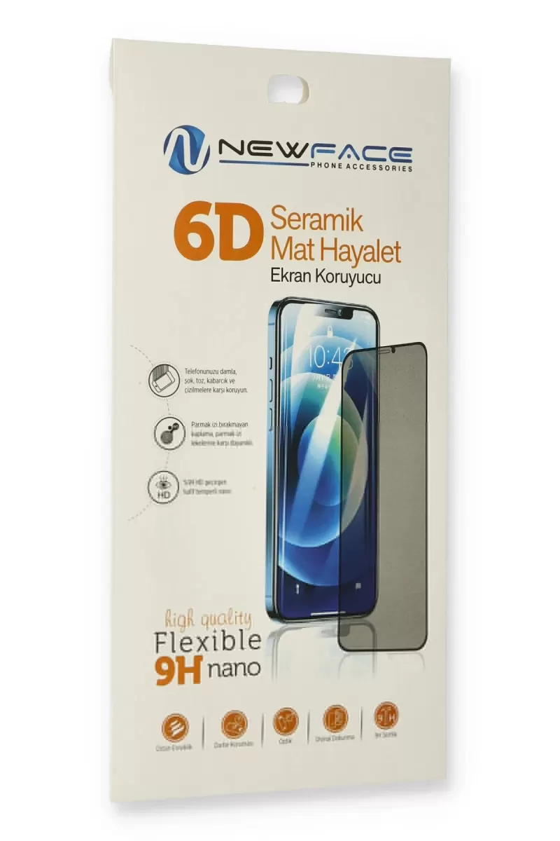 Newface Xiaomi Redmi 9C 6D Mat Seramik Hayalet Nano Ekran Koruyucu