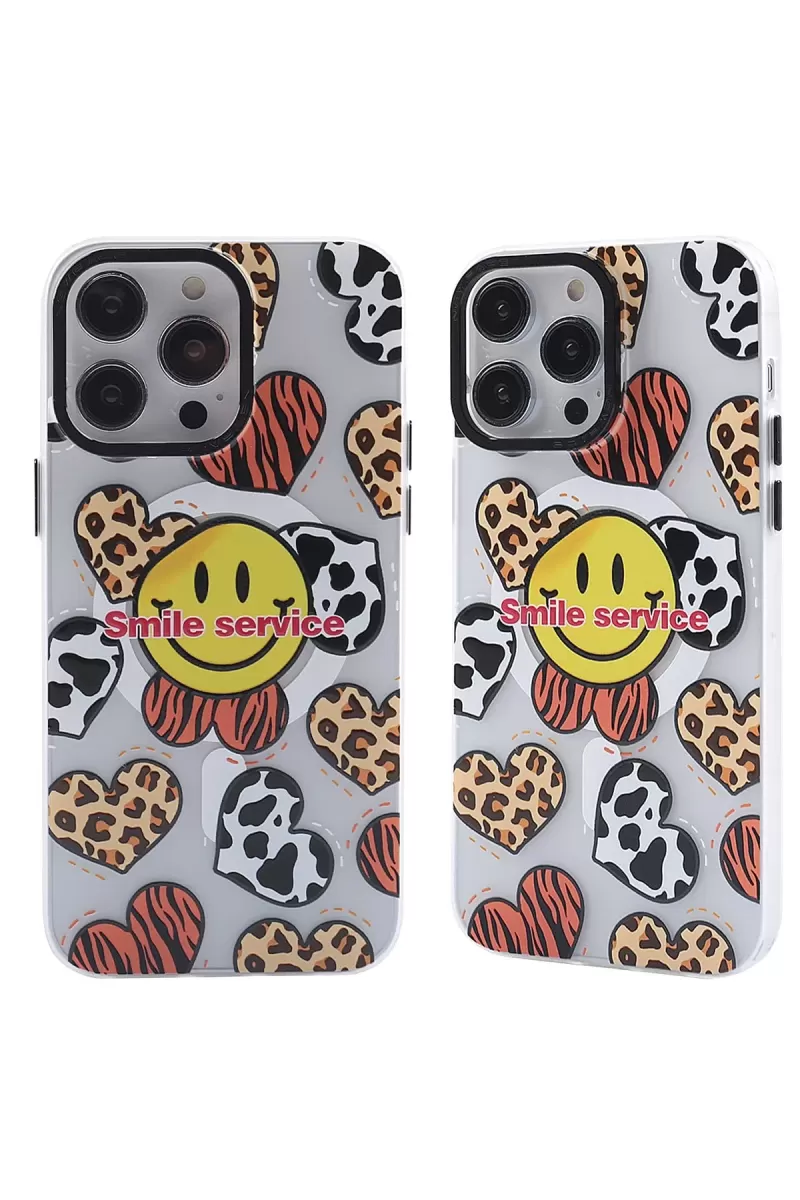 Newface Apple iPhone 14 Pro Kılıf Apollo Magneticsafe Desenli Kapak - Apollo Şeffaf - 2