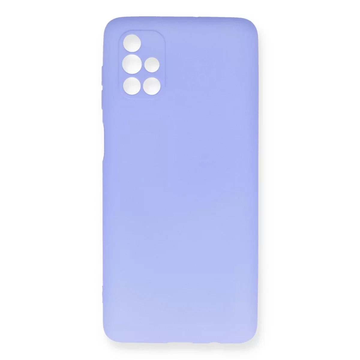 Newface Samsung Galaxy M51 Kılıf First Silikon - Lila